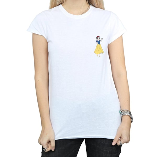 Disney Princess Dam/Damer Snövit Bröst Bomull T-shirt X White XL