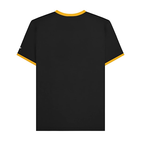 Lambretta Herr SS25 Ringer Logotyp T-Shirt 4XL Svart/Guld Black/Gold 4XL