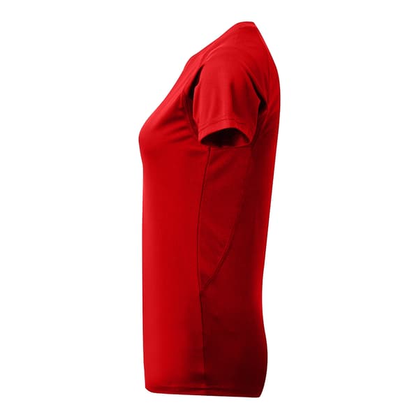 Tri Dri Dam/Kvinnor Panelad Crew Neck T-Shirt M Fire Red Fire Red M