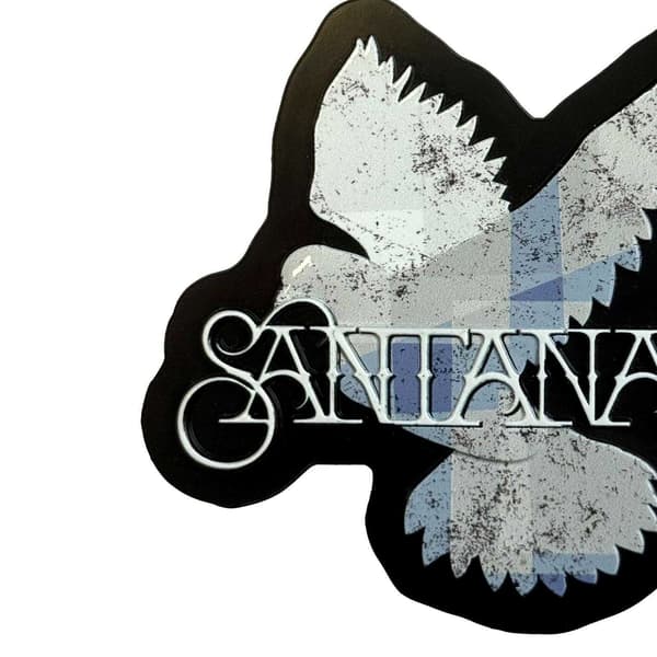 Santana Dove 3D Kylskåpsmagnet One Size Svart/Vit Black/White One Size