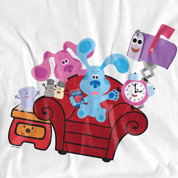 Blue´s Clues & You! Unisex Vuxen Friends Forever T-Shirt XL Whi White XL