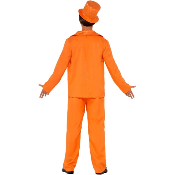 Smiffys Herr 90-tals Dum Tuxedo Kostymset L R Orange Orange L R