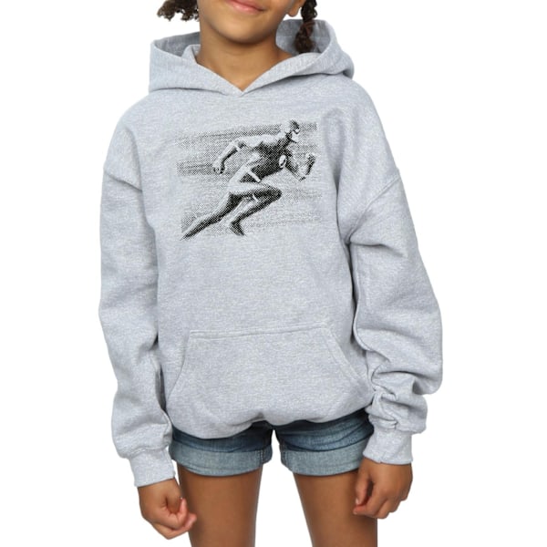 DC Comics Girls The Flash Spot Racer Hoodie 5-6 år Sports Grå Sports Grey 5-6 Years