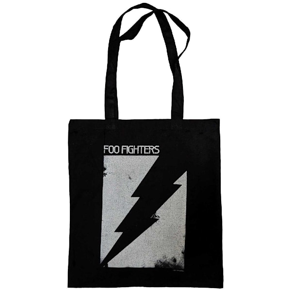 Foo Fighters Ex-Tour Lightning Bolt Tote Bag One Size Svart/Grå Black/Grey One Size