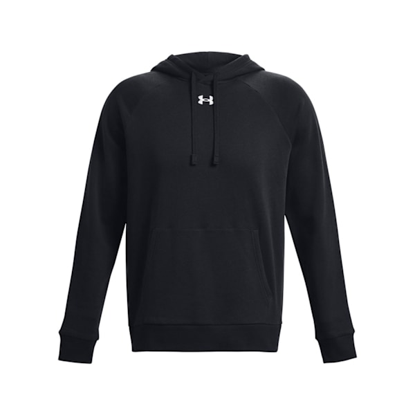 Under Armour Unisex Rival Fleece Hoodie 3XL Svart/Vit Black/White 3XL