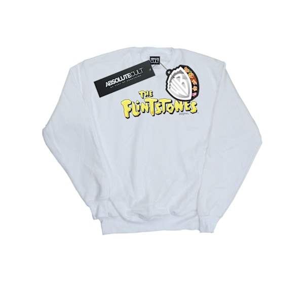 The Flintstones Original Logo Sweatshirt M Vit White M