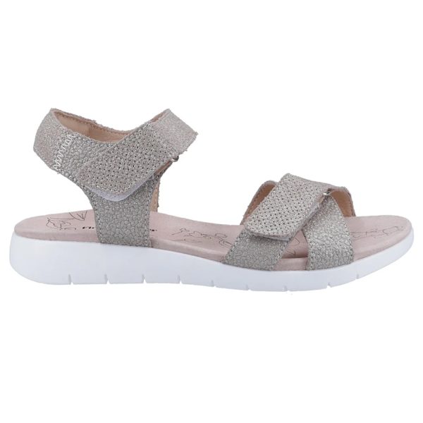 Fleet & Foster Dam/Dam Marigold Lädersandaler 4 UK Guld Gold 4 UK
