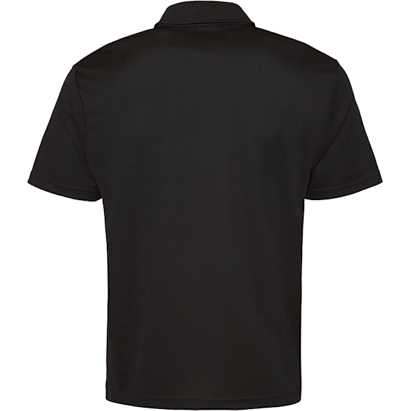 AWDis Just Cool Herr Poloshirt i enfärgad sportmodell 3XL Jet Black Jet Black 3XL