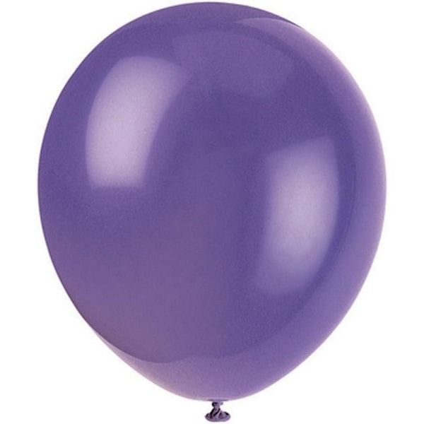 Unika party latex pärlemorballonger (förpackning om 8) One Size Elec Electric Purple One Size
