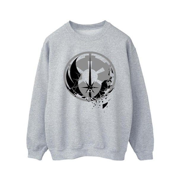 Star Wars Herr Obi-Wan Kenobi Fractured Logos Sweatshirt L Spor Sports Grey L