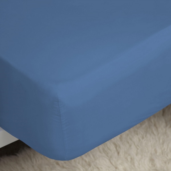 Belledorm Easycare Percale Dra-på-lakan Enkel Kobolt Cobalt Single