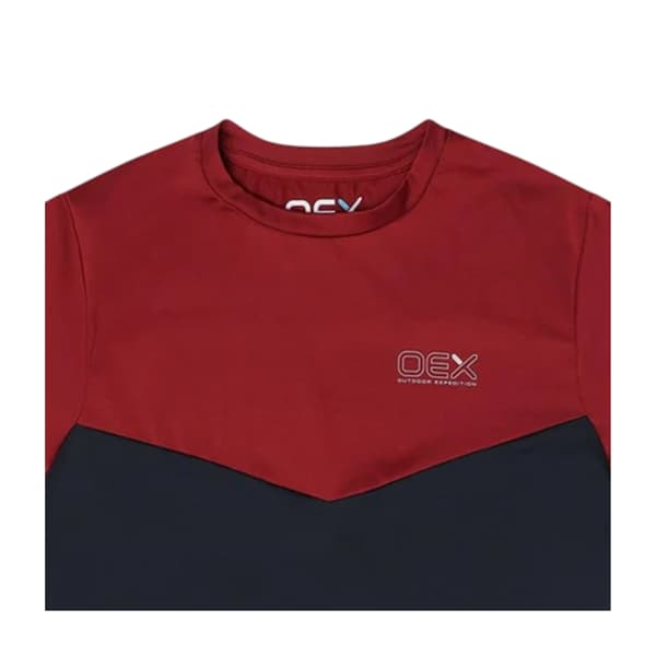 OEX Flynn T-shirt för barn 14 år Rost/Svart Rust/Black 14 Years