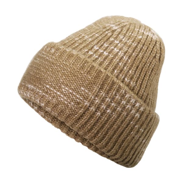 Beechfield Chunky Stickad Mössa med Omvänd Patch One Size Espresso H Espresso Haze One Size