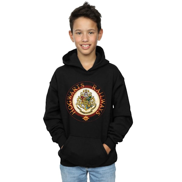 Harry Potter Boys Hogwarts Rail Hoodie 3-4 år Svart Black 3-4 Years