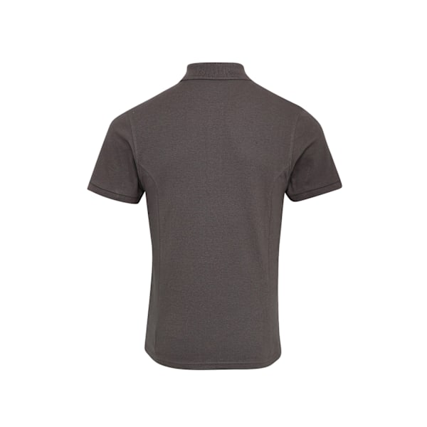 Premier Mens Coolchecker Plus Pique Polo Med CoolPlus 2XL Mörk Dark Grey 2XL