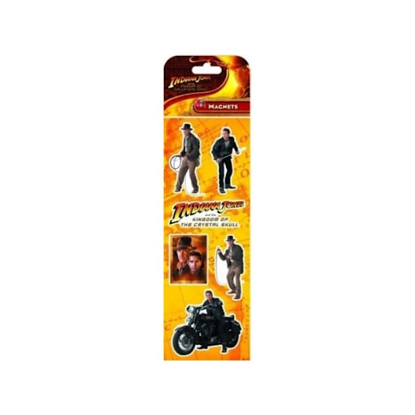 Indiana Jones Slimline Kylskåpsmagnet En Storlek Flerfärgad Multicoloured One Size