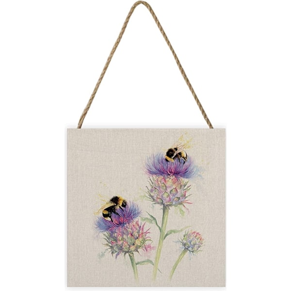 Jane Bannon Busy Bees Träskylt En Storlek Flerfärgad Multicoloured One Size