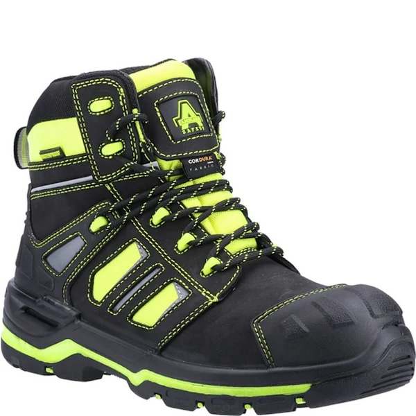 Amblers Unisex Adult Radiant Nubuck Säkerhetskängor 7 UK Svart/Gul Black/Yellow 7 UK