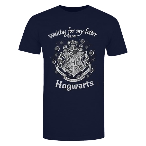 Harry Potter-tjejer som väntar på mitt brev Hogwarts T-shirt 12-13 Navy Blue 12-13 Years