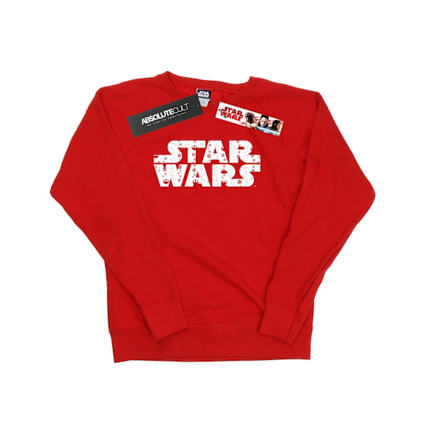 Star Wars Dam/Damer Jul-Logotyp Sweatshirt S Röd Red S