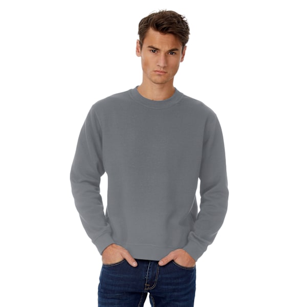 B&C Herr Set In Sweatshirt XS Elephant Grey Elephant Grey XS