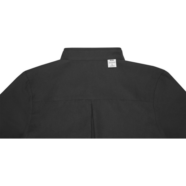 Elevate Mens Pollux Långärmad Skjorta 5XL Solid Black Solid Black 5XL