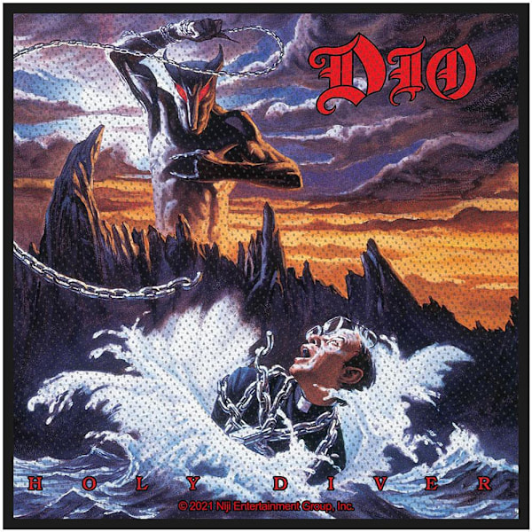Dio Holy Diver Patch En Storlek Flerfärgad Multicoloured One Size