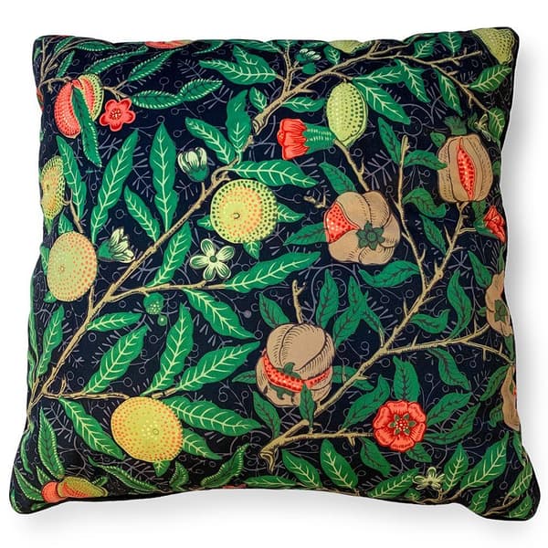 William Morris Pomegranate Fylld Kudde 55cm x 55cm Multicolo Multicoloured 55cm x 55cm