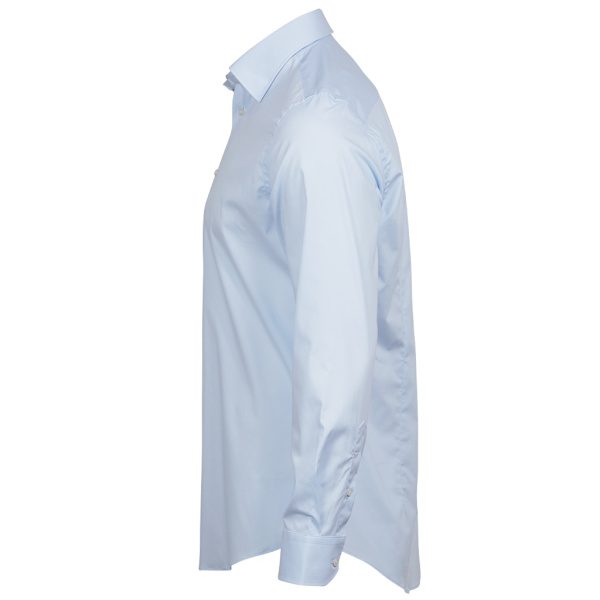 Tee Jays Herr Lyxig Stretch Långärmad Skjorta XXL Ljusblå Light Blue XXL
