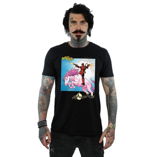 Marvel Herr Deadpool Hey You T-shirt M Svart Black M
