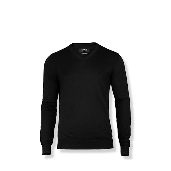 Nimbus Ashbury Stickad V-ringad Tröja M Svart Black M
