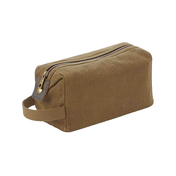 Quadra Heritage Läder Toalettväska One Size Desert Sand Desert Sand One Size