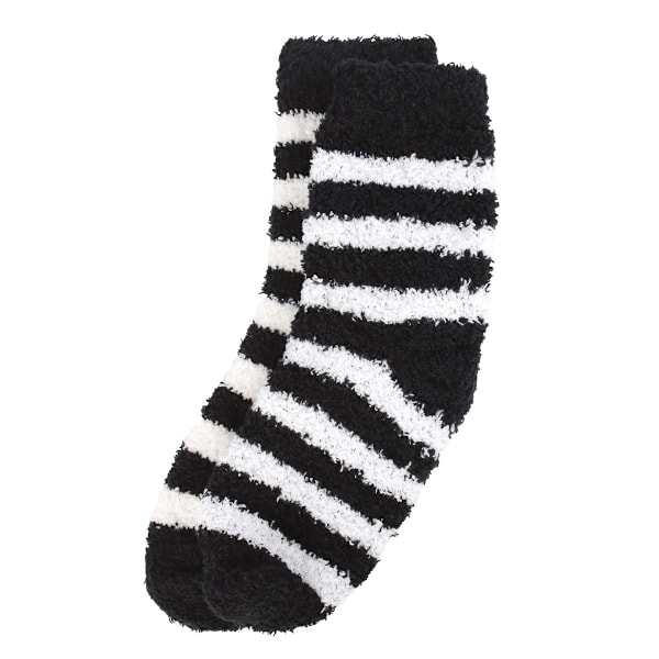 Something Different Unisex Vuxenrandiga Strumpor En Storlek Svart/Vit Black/White One Size