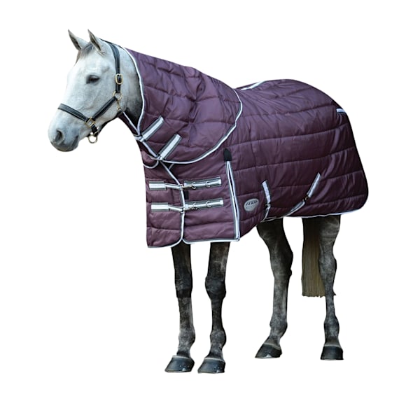 Weatherbeeta Comfitec PP II Avtagbar Hals Kanal Quilt Mellantung Maroon/Grey/White 6´ 0