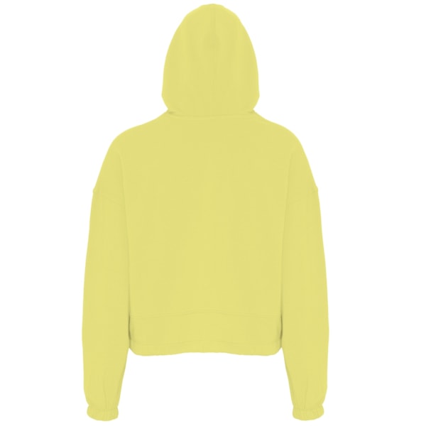 TriDri Dam/Dam Cropped Oversize Hoodie L/XL Citron Lemon L/XL