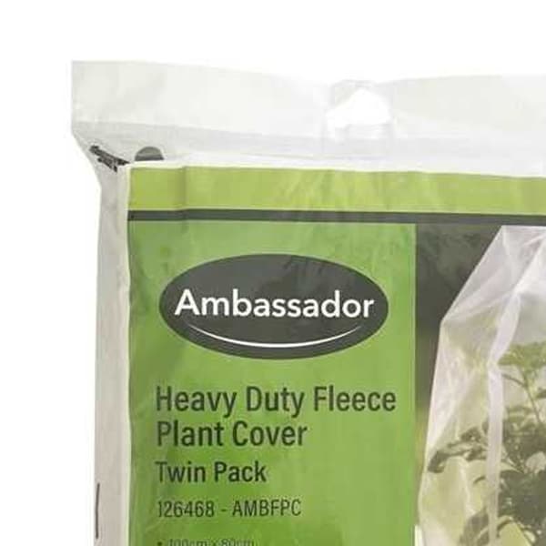 Ambassador Växtskydd i fleece (2-pack) 100 cm x 80 cm vit White 100cm x 80cm