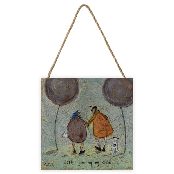 Sam Toft With You By My Side Träskylt En Storlek Flerfärgad Multicoloured One Size