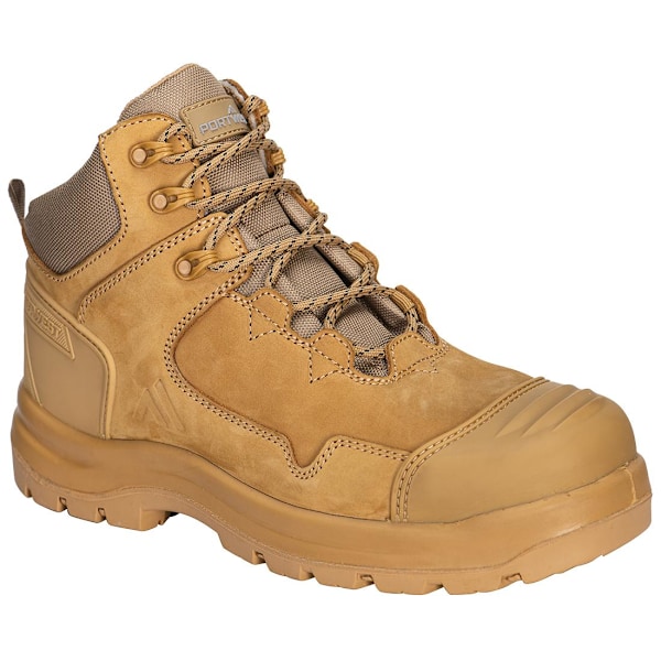 Portwest Unisex Vuxen S3S HRO SR FO SC LG Nubuck Mellanhöga Stövlar 3 UK Wheat 3 UK