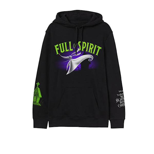 Nightmare Before Christmas Unisex Vuxen Full Of Spirit Hoodie L Black L