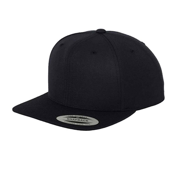 Flexfit Classic Snapback Cap för män, One Size, mörkgrå Dark Grey One Size