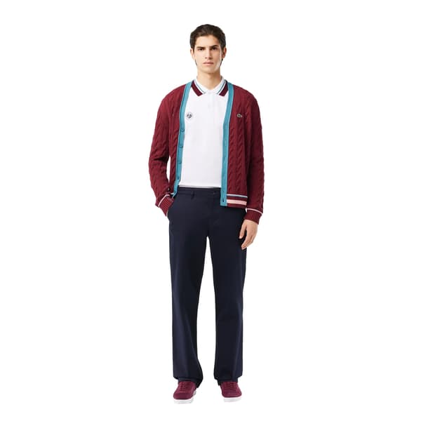 Lacoste Herr Roland Garros Edition Pikétröja S Vit White S