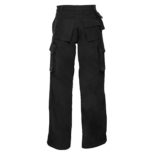 Russell Herrkläder Heavy Duty Arbetsbyxor 34R Svart Black 34R