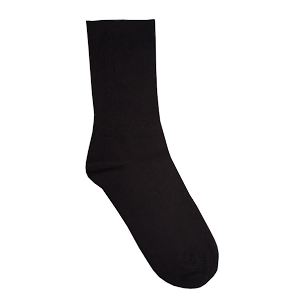 Simply Essentials Mens Plain Extra Wide Diabetic Socks (Pack Of Black 6-11 UK