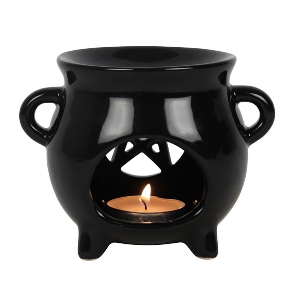 Något annat Pentagram Cauldron Oil Burner One Size Blac Black One Size