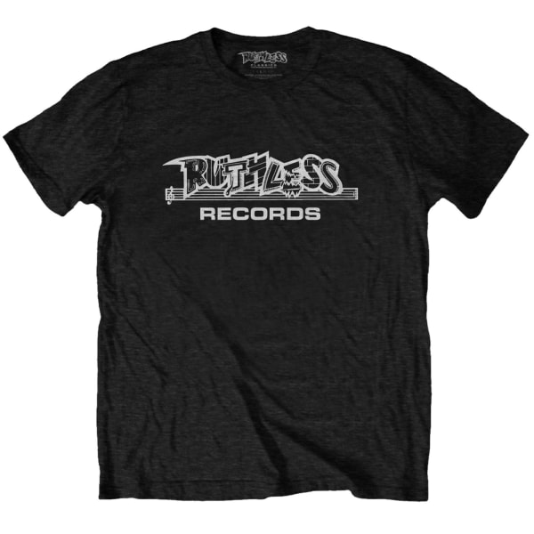 NWA Unisex Adult Ruthless Records Logotyp T-shirt XL Svart Black XL