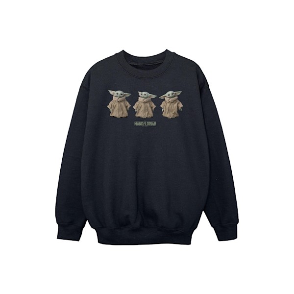 Star Wars Pojkar The Mandalorian The Child Poses Sweatshirt 3-4 år Black 3-4 Years