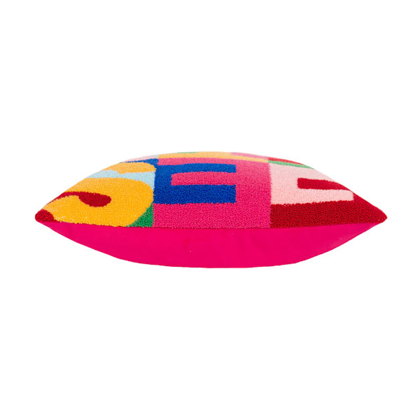 Heya Home Festive-Val Stickad Kuddeöverdrag 43cm x 43cm Multicolor Multicoloured 43cm x 43cm
