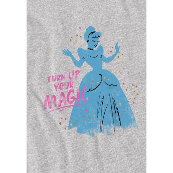 Askungen Barn/Kids Turn Up Your Magic T-Shirt 9-10 År Sport Heather 9-10 Years