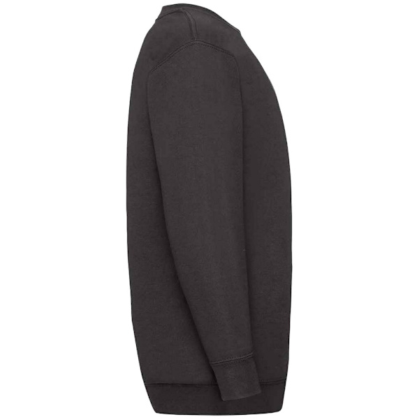 Fruit of the Loom Barnkläder för Barn/Juniorer Klassisk Drop Shoulder Sweatshirt Black 9-11 Years