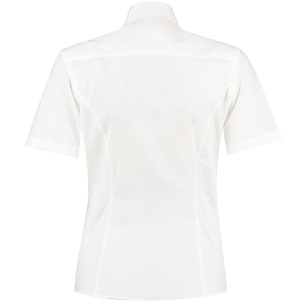 Kustom Kit Dam/Dam Short Sleeve Business/Work Shirt 8 Vit White 8